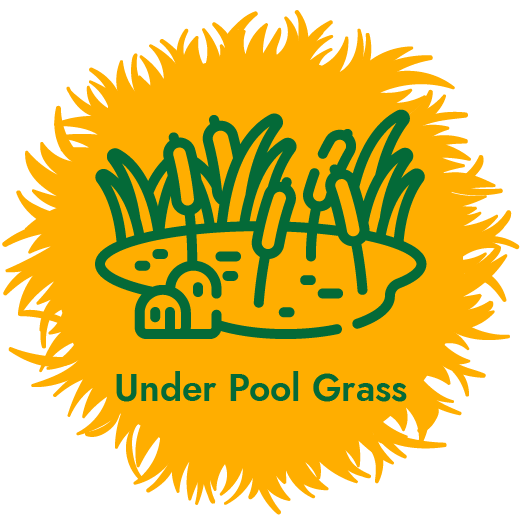 under pool artificial grass